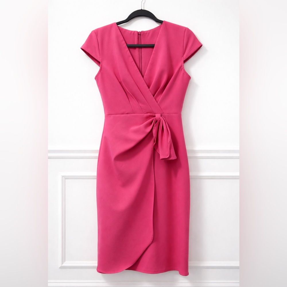 Pink Dress suitable to wear at the office or at a cocktail event